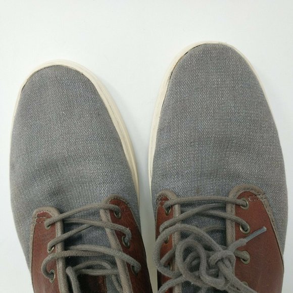 Vans OTW Leather Canvas Flat Bottom Lace Up Sneakers Men's Size 10.5 - Picture 8 of 12
